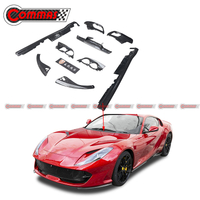Kit de carrosserie en fibre de carbone sèche de style OEM pour Ferrari 812