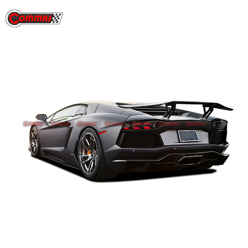 Aile de becquet de course arrière en Fiber de carbone Pur Style pour Lamborghini Aventador